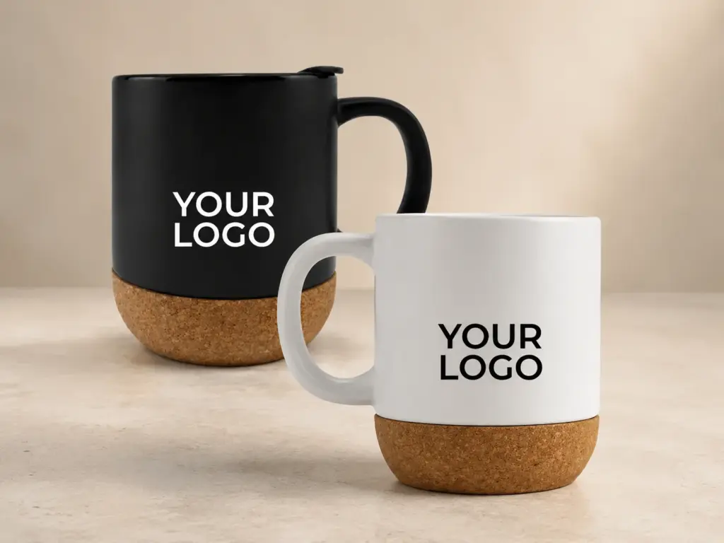 Cork Base Coffee Mug (Minimum Order Quantity: 100)